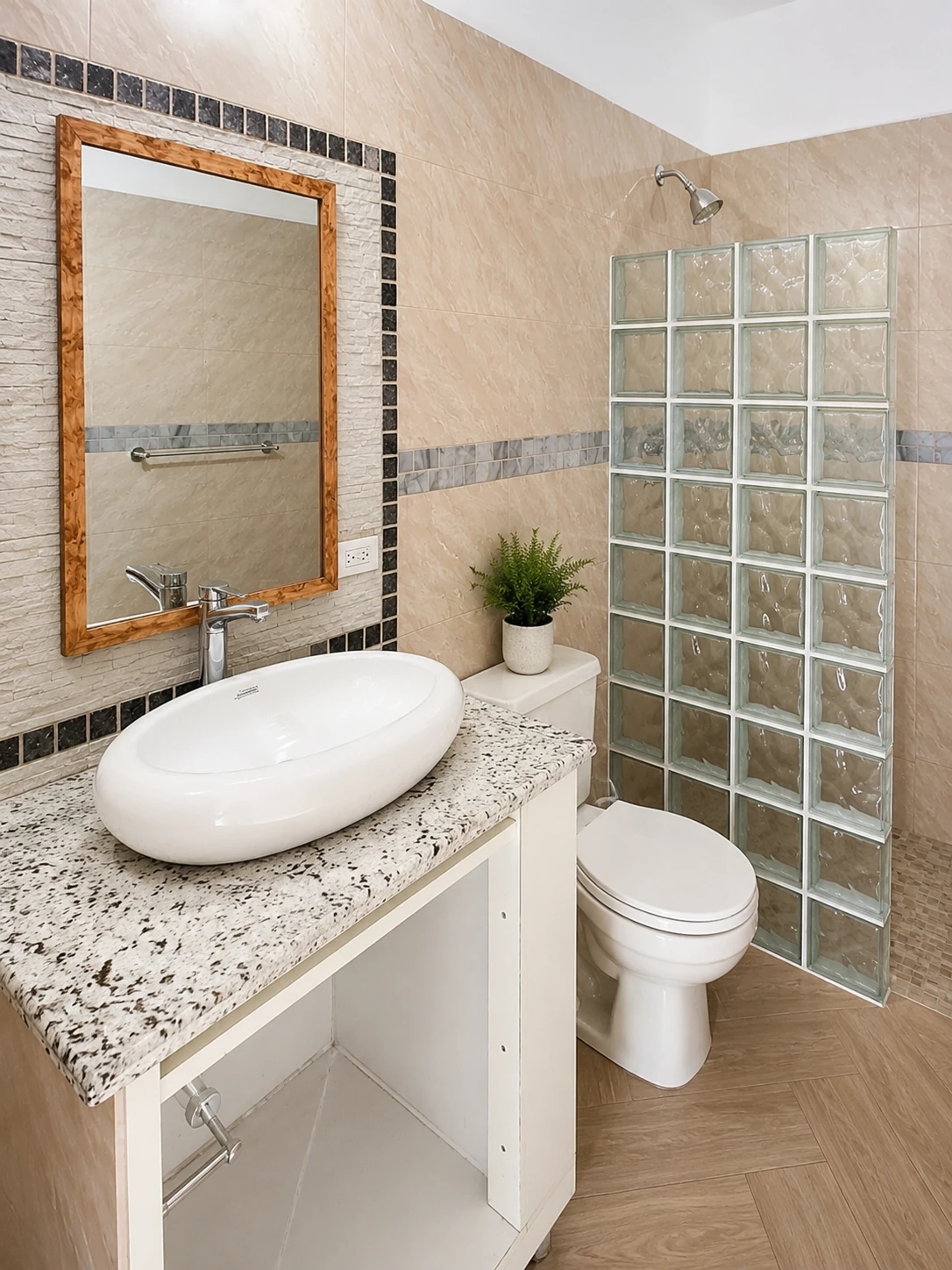 Live and Linger matching bathroom style