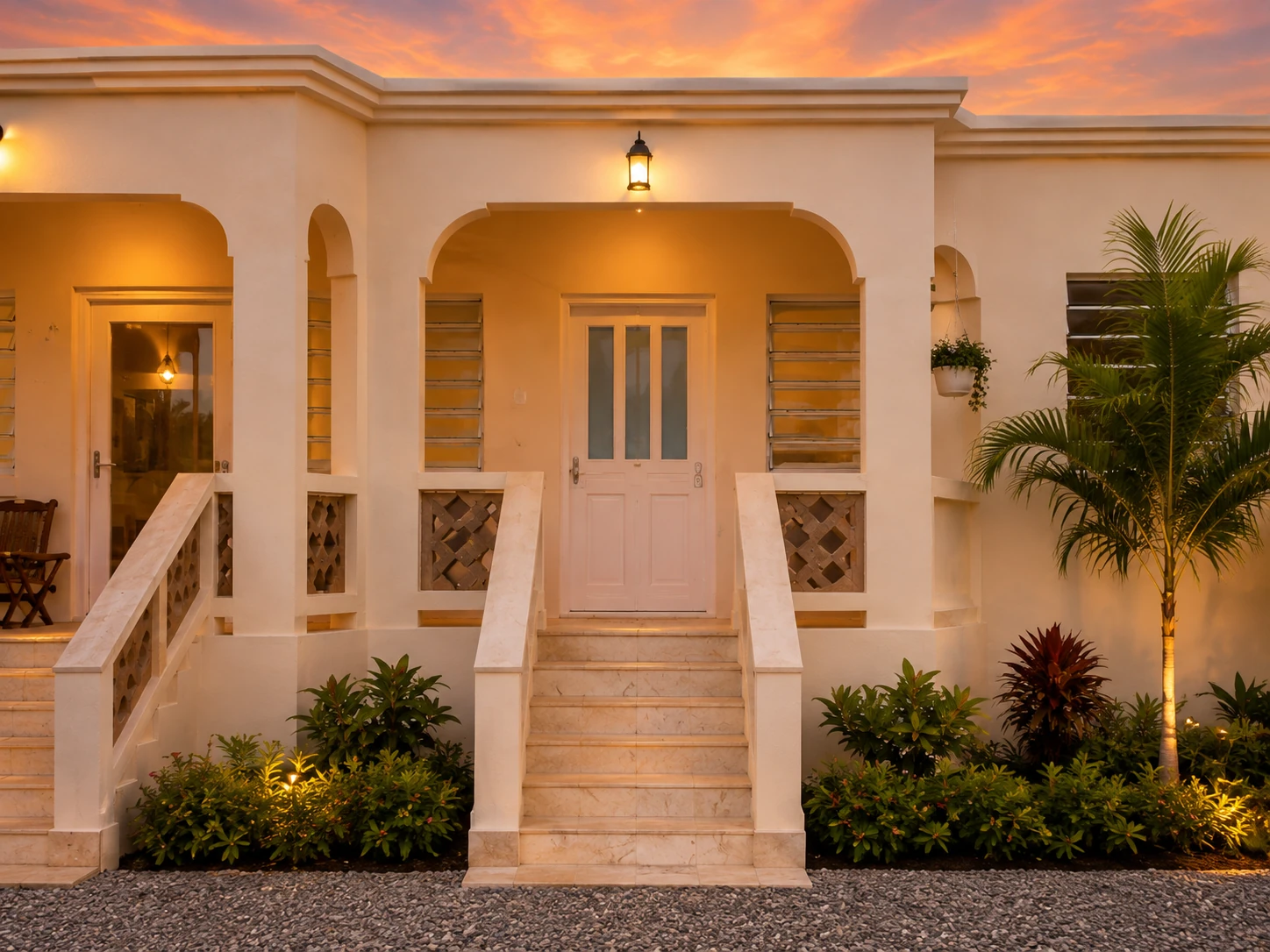 Live apartment individual front entrance